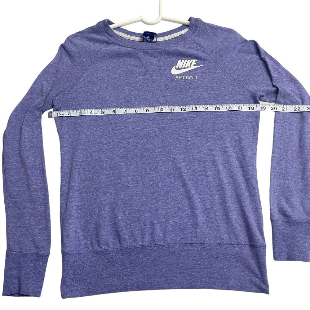 Nike Just Do it Women's Running Purple Long Sleeve Shirt Size S - Picture 5 of 10